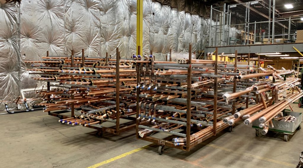 Copper Piping Prefab | The Bowers Group